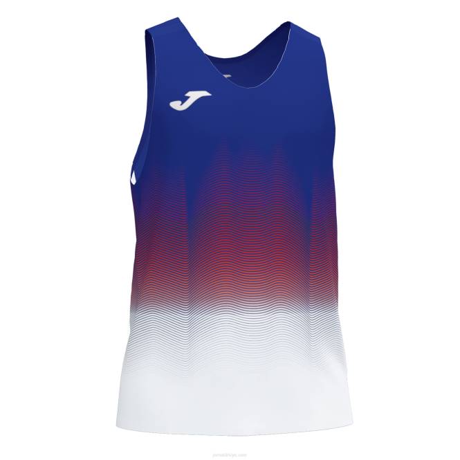 tank top elit vii Joma kraliyet mavisi beyaz kırmızı erkekler 0RJD4132