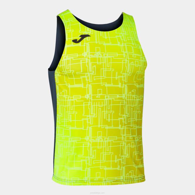 tank top elit viii Joma lacivert floresan sarı erkekler 0RJD757