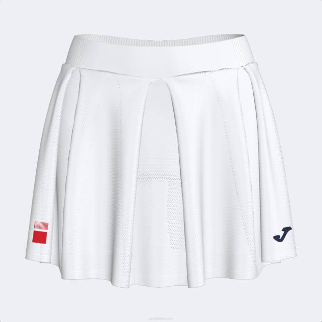 etek italyan tenis federasyonu Joma beyaz kadınlar 0RJD2284