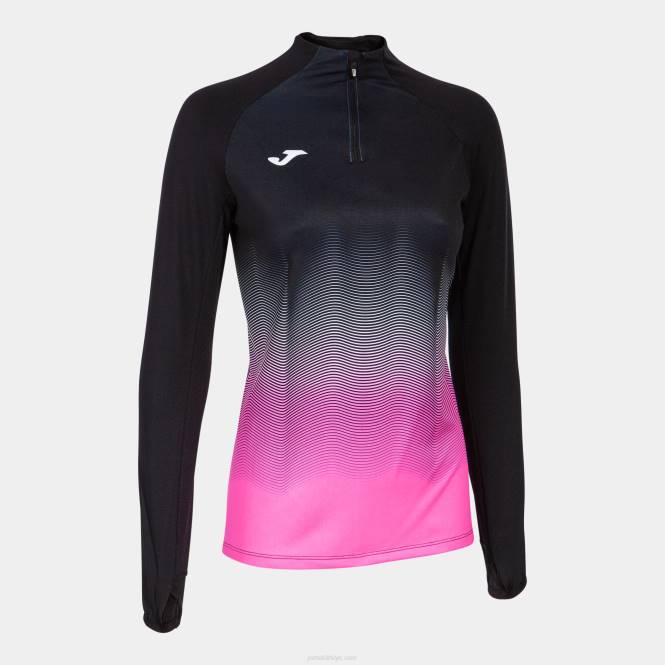 sweatshirt elit vii Joma siyah floresan pembe beyaz kadınlar 0RJD3762