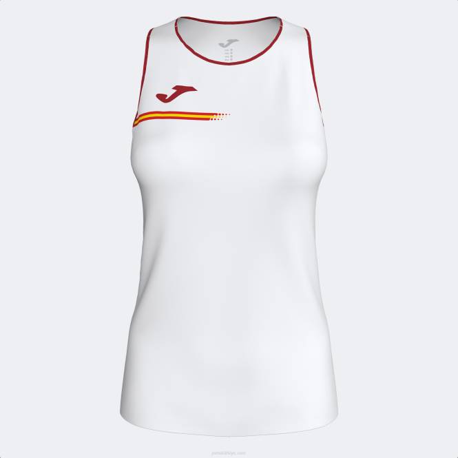 atlet kraliyet ispanyol tenis federasyonu Joma Beyaz kırmızı kadınlar 0RJD1990