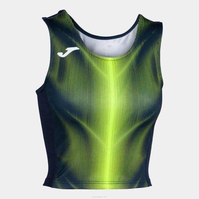 tank üstü olimpia Joma lacivert floresan sarı kadınlar 0RJD2388