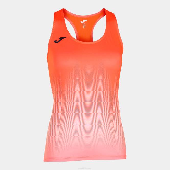 tank top elit vii Joma floresan mercan beyazı kadınlar 0RJD1851