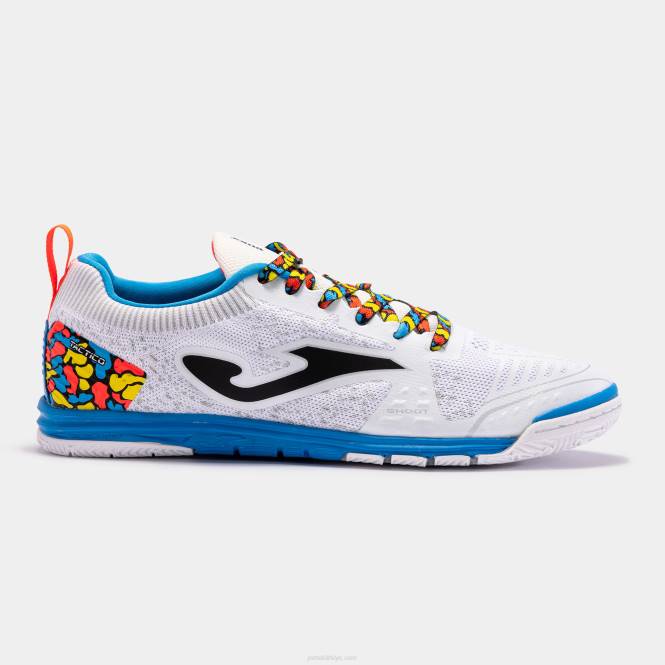 futsal ayakkabı taktik 22 kapalı Joma beyaz kraliyet mavisi0RJD15