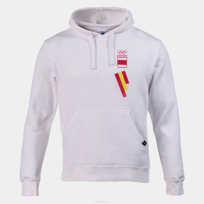 kapüşonlu kazak eğlence ispanyol olimpiyat komitesi Joma beyaz0RJD4295