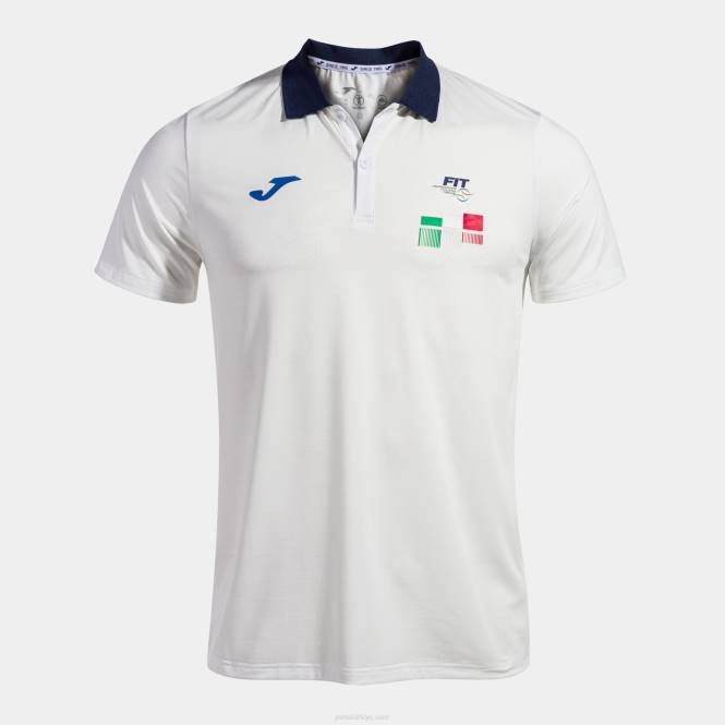 polo gömlek kısa kollu italyan tenis federasyonu Joma beyaz0RJD1420