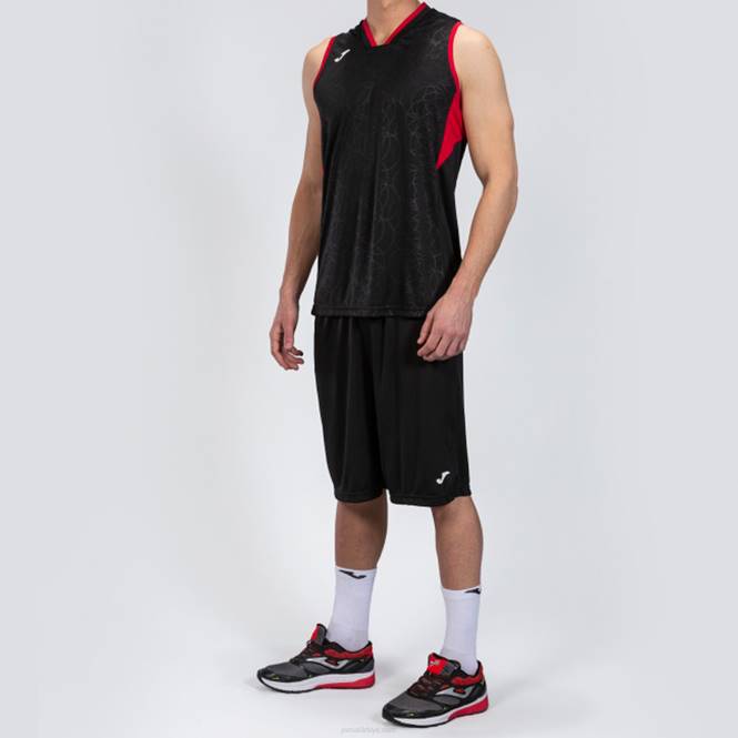 kampüsü ayarla Joma siyah kırmızı erkekler 0RJD1430