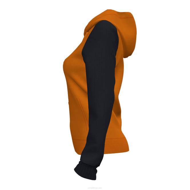 kapüşonlu ceket akademisi iv Joma turuncu siyah kadınlar 0RJD3680