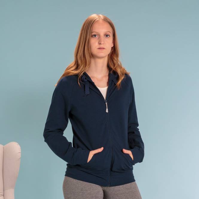 kapüşonlu ceket corinto Joma lacivert kadınlar 0RJD1806