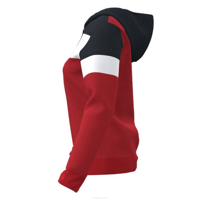 kapüşonlu ceket ekip iv Joma kırmızı siyah beyaz kadınlar 0RJD4027