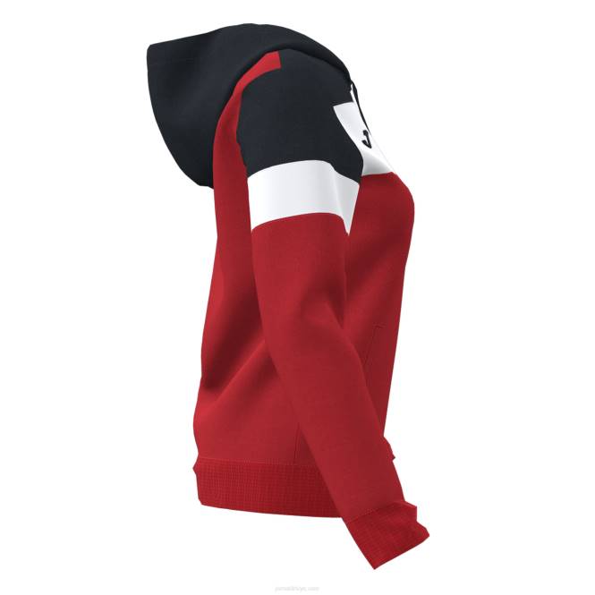 kapüşonlu ceket ekip iv Joma kırmızı siyah beyaz kadınlar 0RJD4027