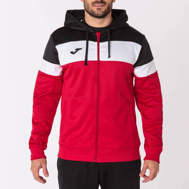 kapüşonlu ceket ekip iv Joma kırmızı siyah erkekler 0RJD547