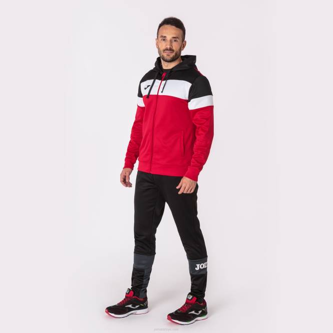 kapüşonlu ceket ekip iv Joma kırmızı siyah erkekler 0RJD547