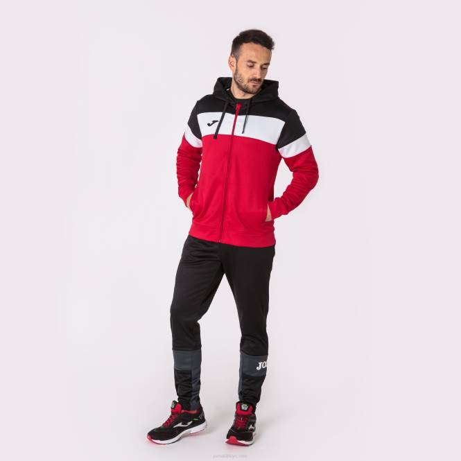 kapüşonlu ceket ekip iv Joma kırmızı siyah erkekler 0RJD547