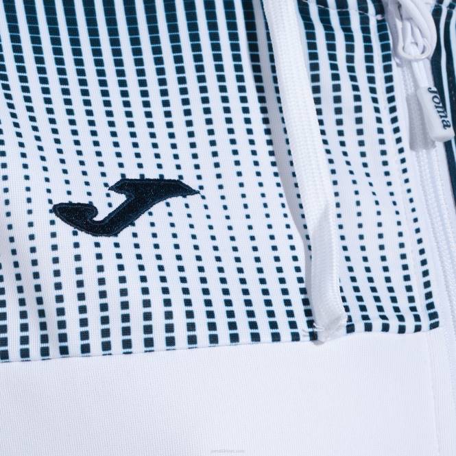 kapüşonlu ceket eko süpernova Joma beyaz lacivert kadınlar 0RJD2169