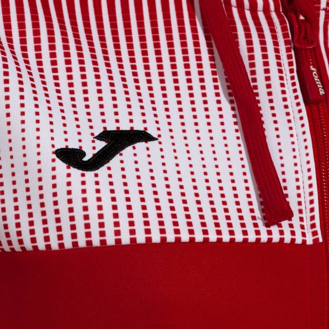 kapüşonlu ceket eko süpernova Joma kırmızı beyaz kadınlar 0RJD2157