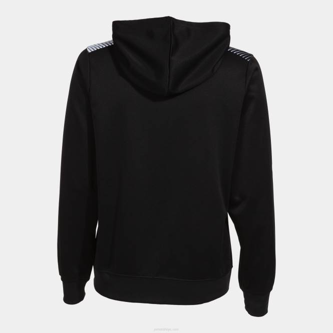 kapüşonlu ceket eko süpernova Joma siyah beyaz kadınlar 0RJD2051