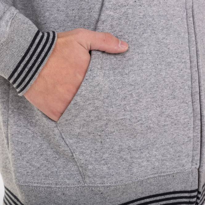 kapüşonlu ceket kampüs iii Joma melanj grisi erkekler 0RJD2852