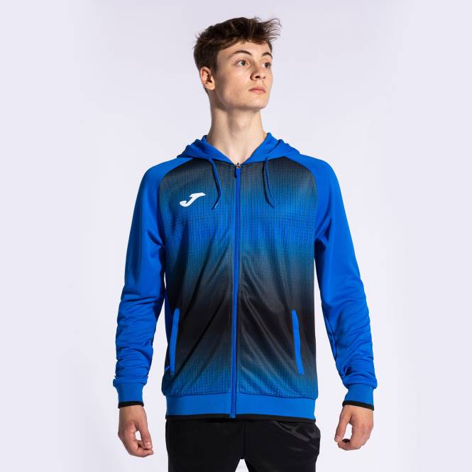 kapüşonlu ceket kaplan v Joma kraliyet mavisi siyah erkekler 0RJD1134