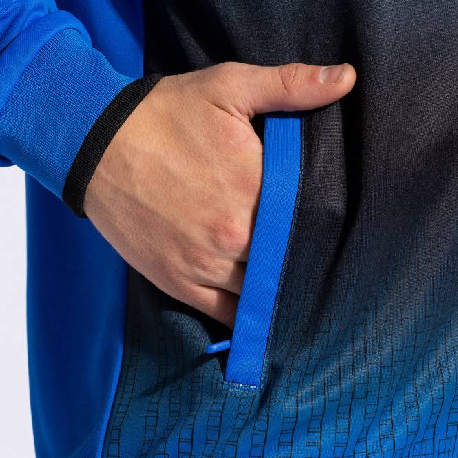 kapüşonlu ceket kaplan v Joma kraliyet mavisi siyah erkekler 0RJD1134