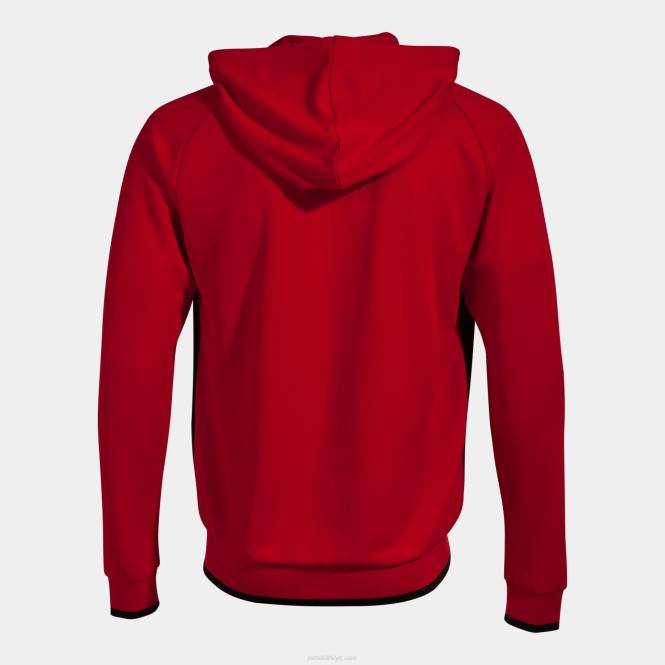 kapüşonlu ceket kaplan v Joma kırmızı siyah erkekler 0RJD184