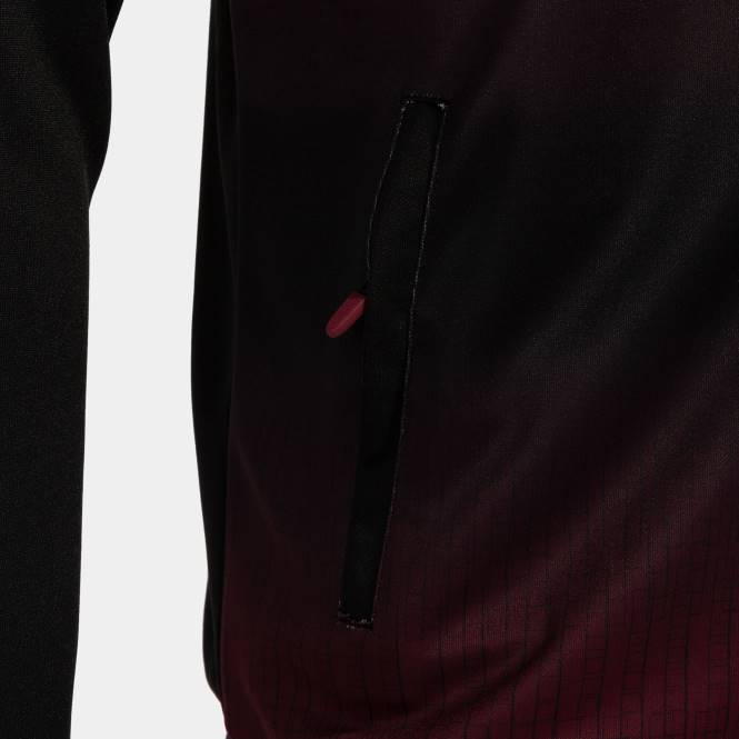 kapüşonlu ceket kaplan v Joma siyah bordo erkekler 0RJD217