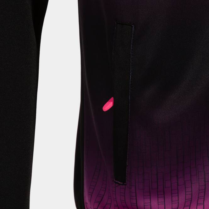 kapüşonlu ceket kaplan v Joma siyah floresan pembe erkekler 0RJD224