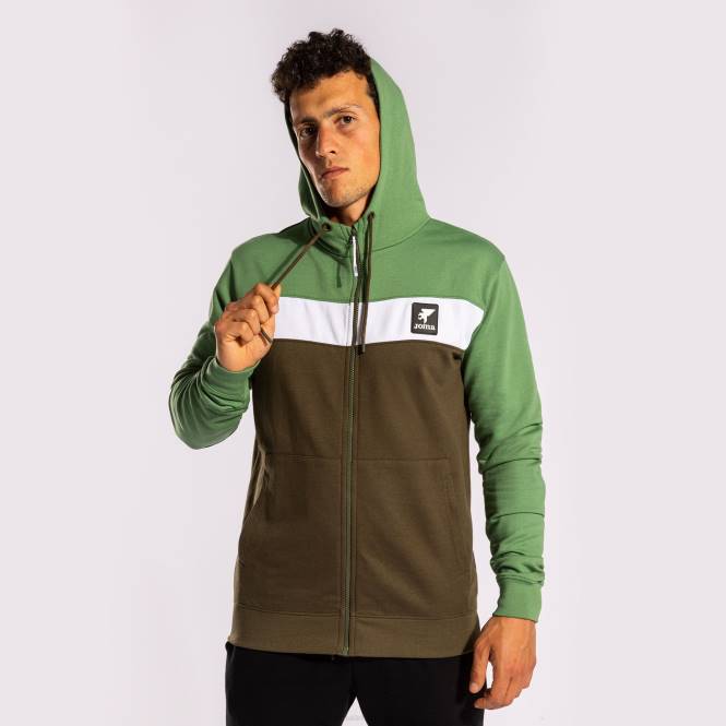 kapüşonlu ceket kentsel sokak Joma haki erkekler 0RJD4727