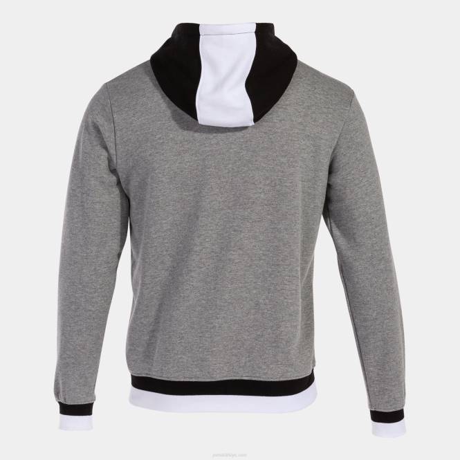 kapüşonlu ceket konfor ii Joma melanj gri siyah erkekler 0RJD3030