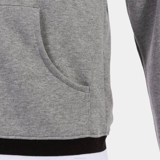 kapüşonlu ceket konfor ii Joma melanj gri siyah erkekler 0RJD3030