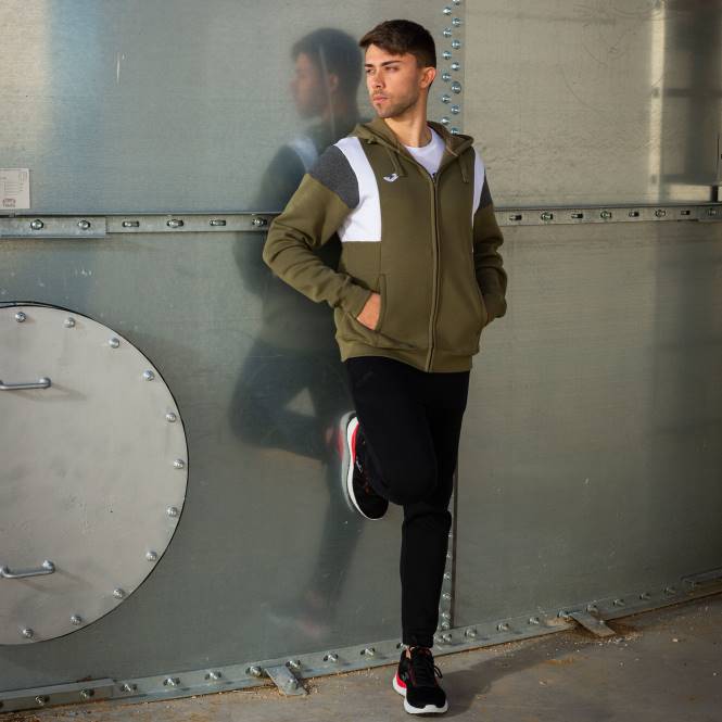 kapüşonlu ceket konfor iii Joma haki erkekler 0RJD713