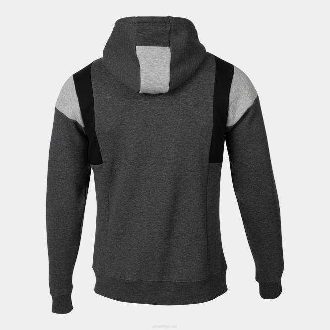 kapüşonlu ceket konfor iii Joma melanj grisi erkekler 0RJD3078