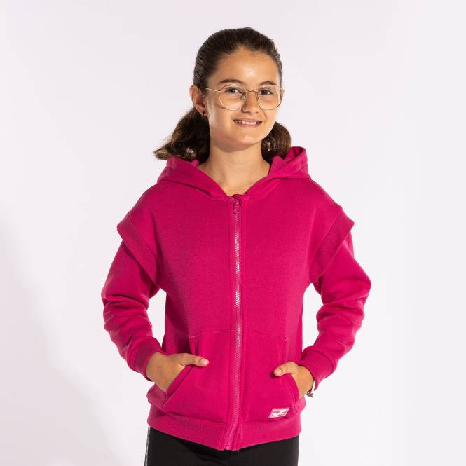 kapüşonlu ceket kız aslan Joma fuşya0RJD2761