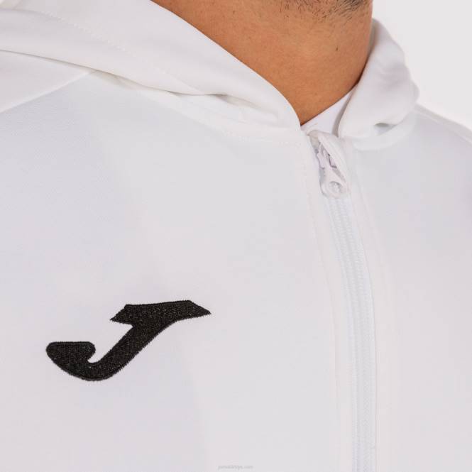 kapüşonlu ceket menfis Joma beyaz erkekler 0RJD4615