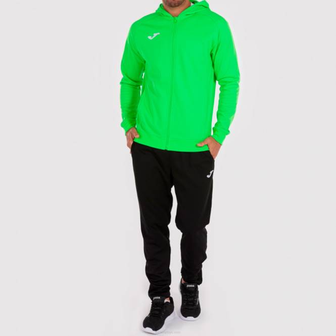 kapüşonlu ceket menfis Joma floresan yeşil erkekler 0RJD2992