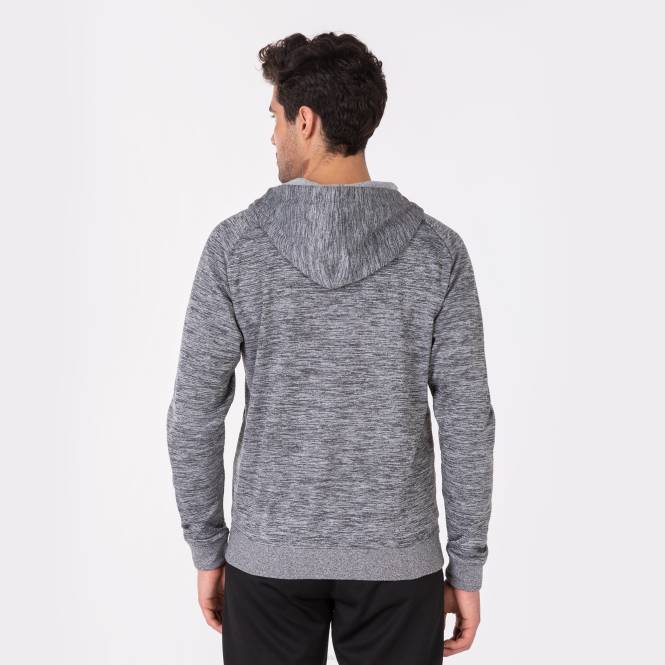 kapüşonlu ceket menfis Joma melanj grisi erkekler 0RJD4136