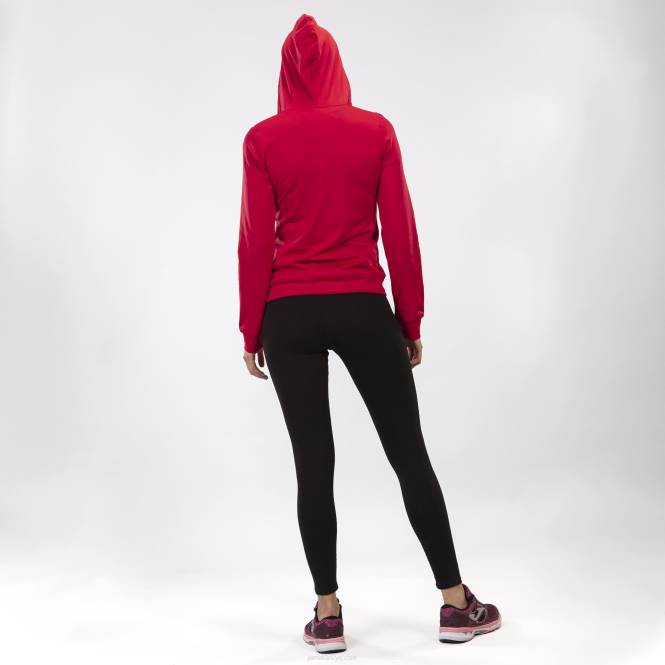 kapüşonlu ceket spike ii Joma kırmızı siyah kadınlar 0RJD2517