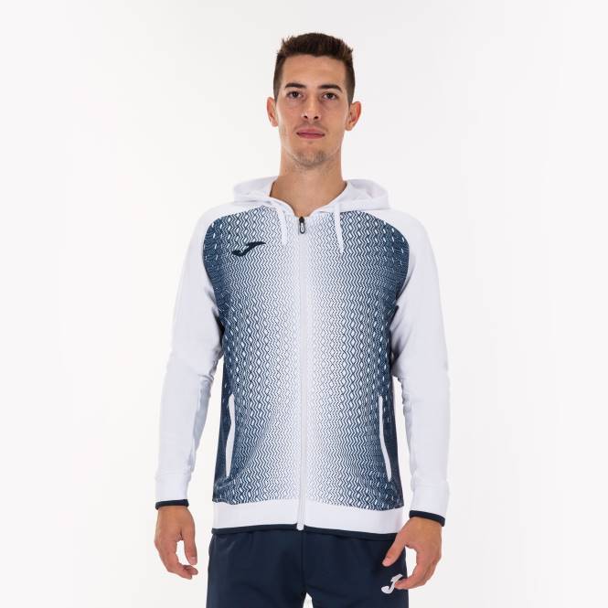 kapüşonlu ceket süpernova Joma beyaz lacivert erkekler 0RJD4618