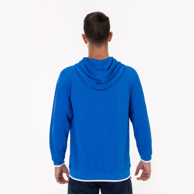 kapüşonlu ceket süpernova Joma kraliyet mavisi beyaz erkekler 0RJD3128