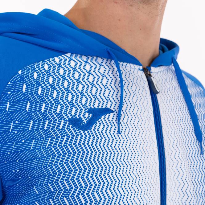 kapüşonlu ceket süpernova Joma kraliyet mavisi beyaz erkekler 0RJD3128