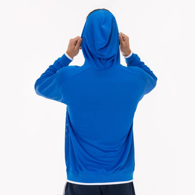 kapüşonlu ceket süpernova Joma kraliyet mavisi beyaz erkekler 0RJD3128
