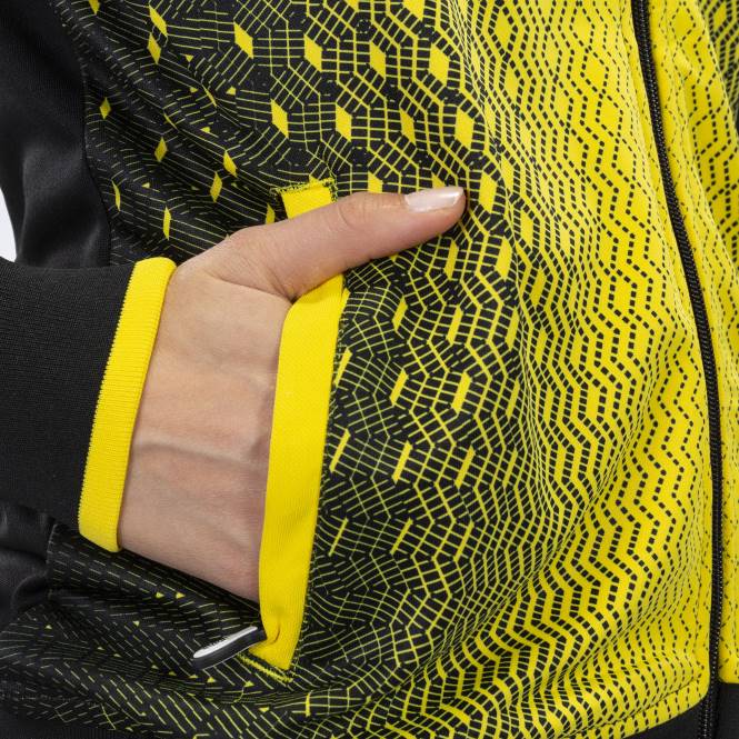 kapüşonlu ceket süpernova Joma siyah Sarı kadınlar 0RJD2518