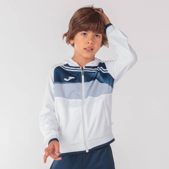 kapüşonlu ceket süpernova ii Joma beyaz lacivert erkekler 0RJD1043