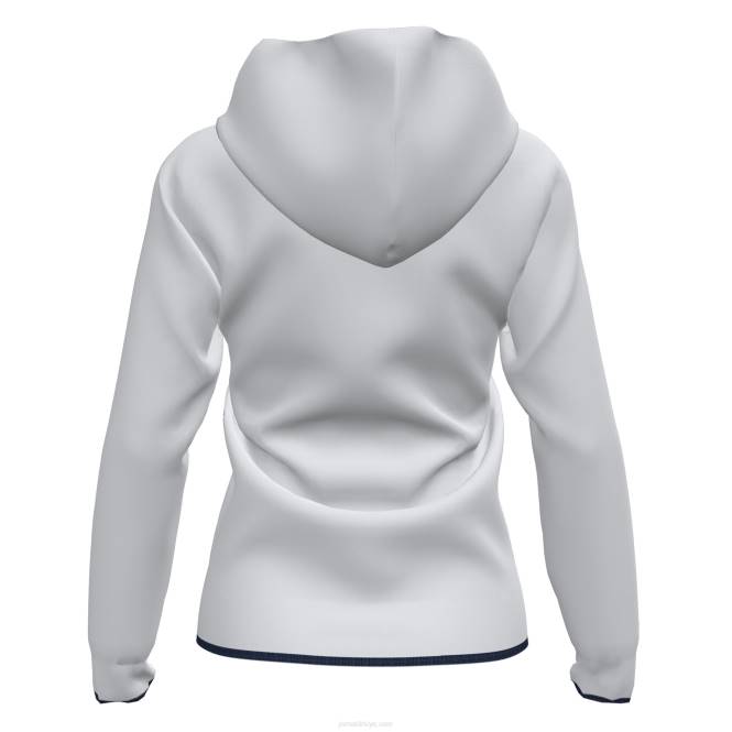 kapüşonlu ceket süpernova ii Joma beyaz lacivert kadınlar 0RJD4020