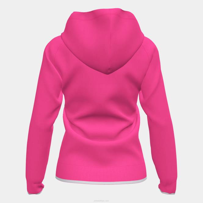kapüşonlu ceket süpernova ii Joma floresan pembe beyaz kadınlar 0RJD1725
