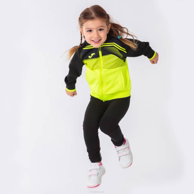 kapüşonlu ceket süpernova ii Joma floresan sarı siyah erkekler 0RJD704