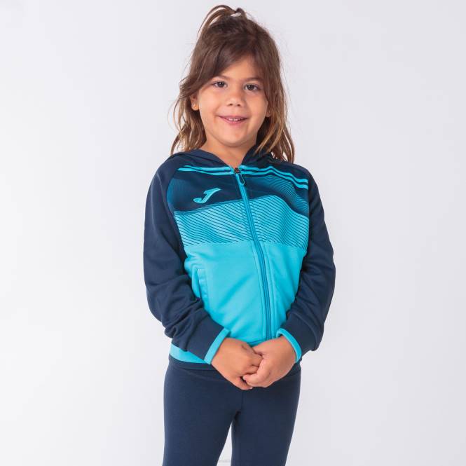 kapüşonlu ceket süpernova ii Joma floresan turkuaz lacivert erkekler 0RJD3428