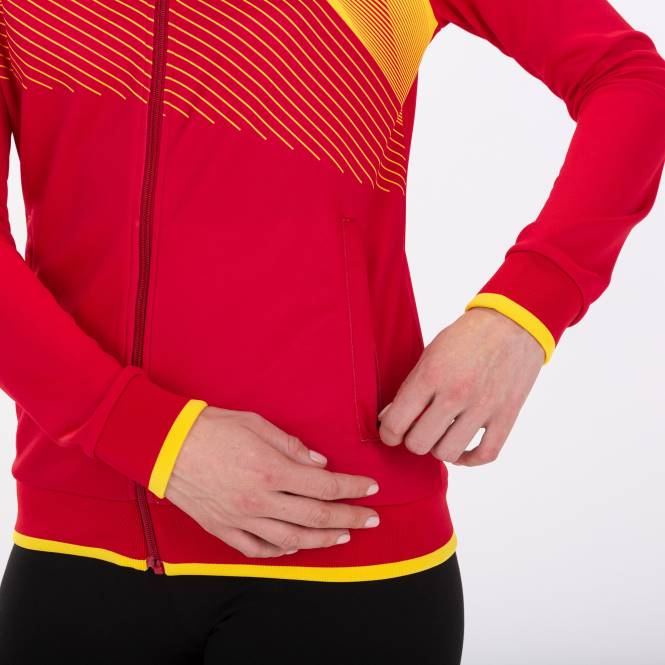 kapüşonlu ceket süpernova ii Joma kırmızı Sarı kadınlar 0RJD3583