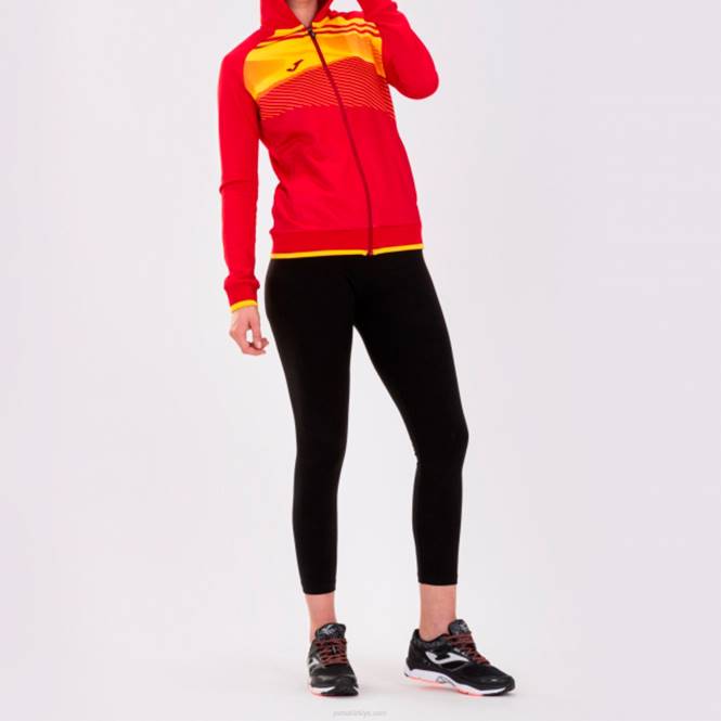 kapüşonlu ceket süpernova ii Joma kırmızı Sarı kadınlar 0RJD3583