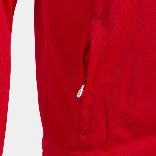 kapüşonlu ceket süpernova ii Joma kırmızı beyaz erkekler 0RJD3165